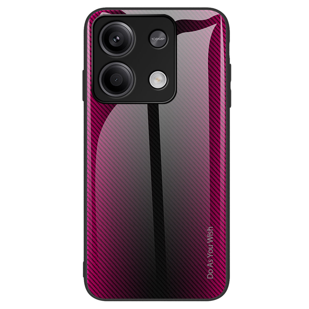 For Xiaomi Redmi Note 13 5G Case Tempered Glass Back Soft TPU Frame Phone Cover For Xiaomi Redmi Note 13 5G Case Tempered Glass Back Soft TPU Frame Phone Cover